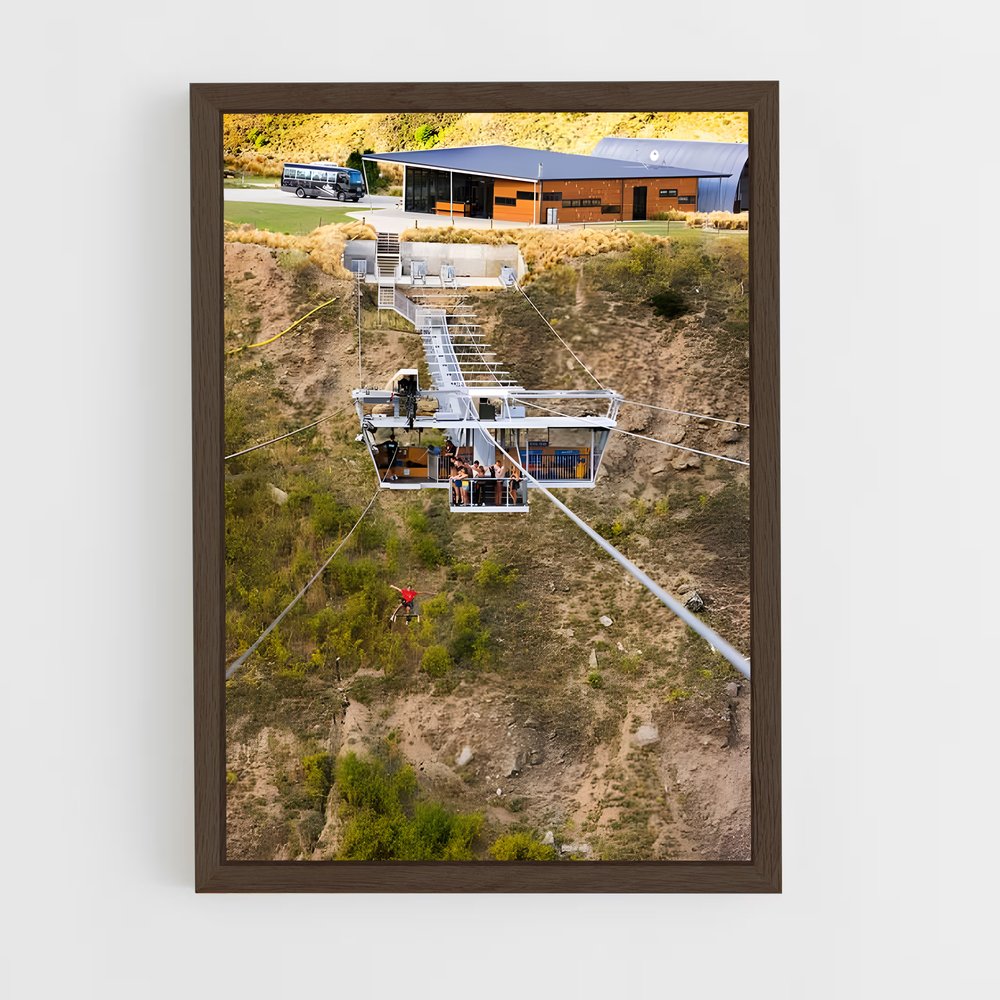 Poster Ascension Nevis – affiche Saut à l’élastique (vue 5)